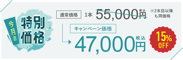 今月のキャンペーン