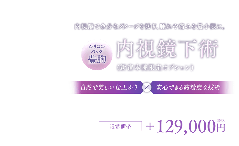 内視鏡下バッグ豊胸