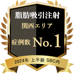 2024年上期 関西 脂肪吸引注射 1位