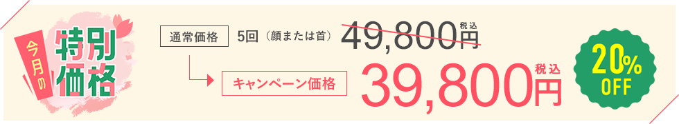 今月のキャンペーン