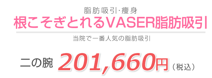 根こそぎとれるVASER脂肪吸引