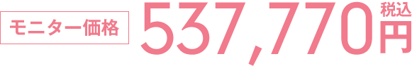 モニター価格528,000円税込